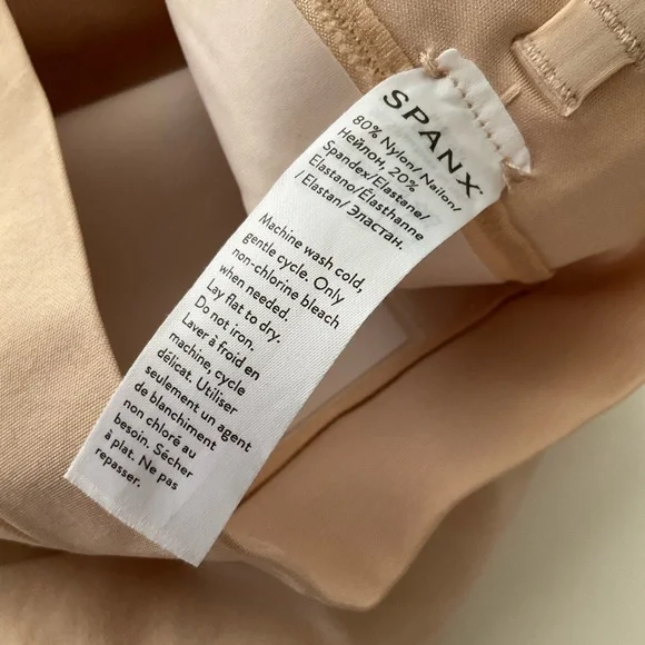 SPANX Oncore High-Waist Shaping Shorts in Light Nude - Picture 9 of 10